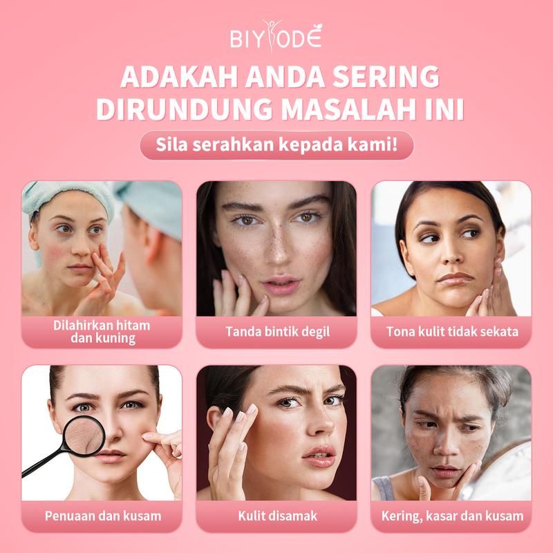 BIYODE® Gluta Gummies – Cerah, Lembap & Vegan – 60 Biji